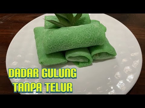 Tutorial Memasak Resep Dadar Gulung Tanpa Telur dan Tanpa Santan Yang Bergizi Tinggi