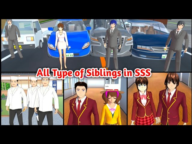 All the Siblings in Sakura School Simulator 😲😯 class=