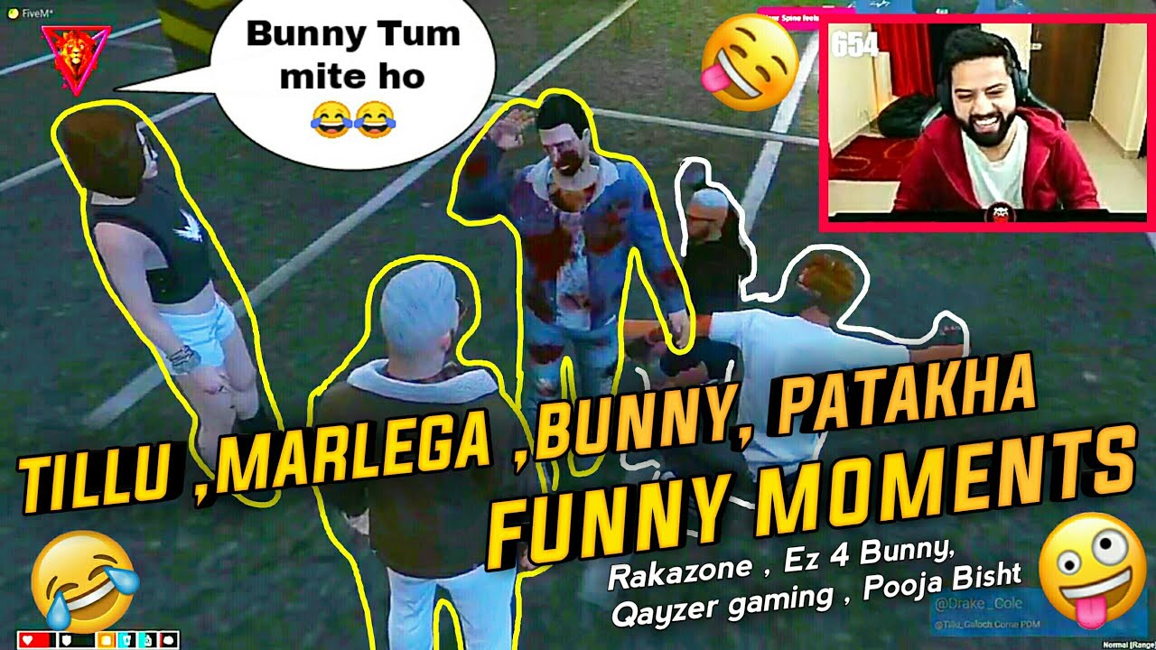 Marlega ,Bunny and Tillu GTA 5 HIGHLIGHTS | GTA 5 RP Funny Moments 