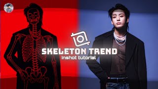 SKELETON TREND INSHOT EDIT TUTORIAL || JEON JUNGKOOK || BTS || EVILJEONIE || TRENDING EDIT ||