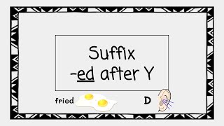 Suffix ED after Y - 4 Minute Phonics