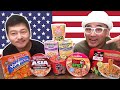 Japanese Try American Instant Ramen Noodles | Taste Test