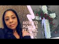 How to make a floral cross floral arrangement tutorial   funeral arrangement   funeral flowers