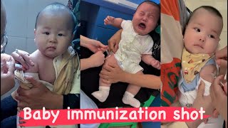 Baby vaccine - Baby immunization shot video compilation