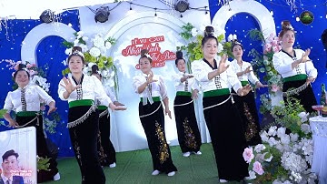 Bài múa tuyệt vời của ĐVN gia đình chúc mừng LVQ Nhật Linh & Thế Bảo tại bản Nong Liềng, Mai Sơn.