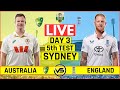 Ashes Live: AUS vs ENG 5th Test Day 3 🏏