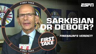 Paul Finebaum’s VERDICT on pressure: Steve Sarkisian or Kalen DeBoer?! | First Take