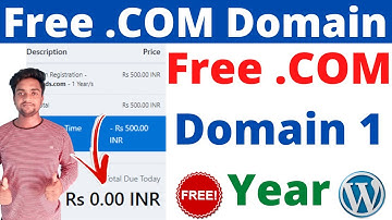Free .COM Domain For 1 Year + Free Hosting 2021 | WebRapidHost | Free .COM Domain 2021 |Free Hosting
