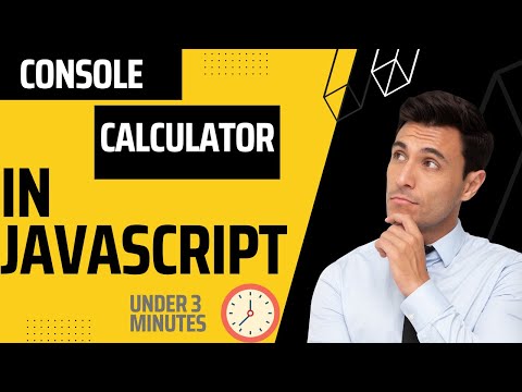 creating a calculator in javascript (in less than 3 minutes)