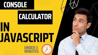 creating a calculator in javascript (in less than 3 minutes)