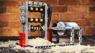 Making "Powerful" Lego Shredder  #moc #lego #experiment #shredder #asmr