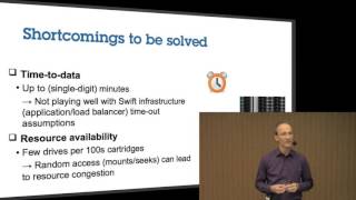 2015 OpenStack Summit Tokyo - Harald Seipp Adapting Swift for Tape Storage or other high latency me