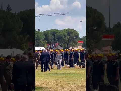 Video Giorgia Meloni arriva a Foggia per lanniversario della Guardia di Finanza ??