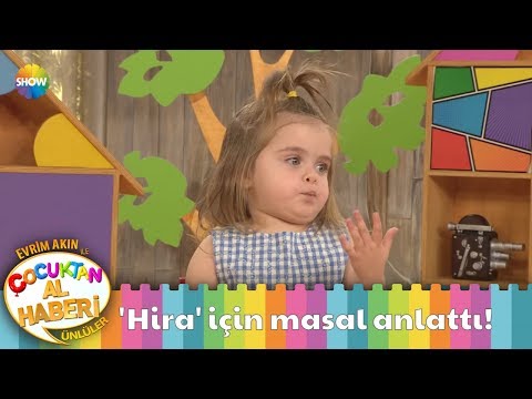 Minik Nisan, 'Hira' için masal anlattı!