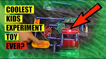 Coolest kids science experiment! Elenco Snap Circuit Beginner Electronics Experiments - Project #210