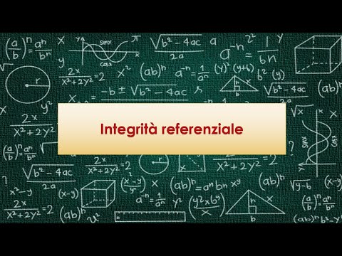 Video: Quali sono i vincoli di integrità che spiegano l'integrità referenziale o il vincolo di chiave esterna?