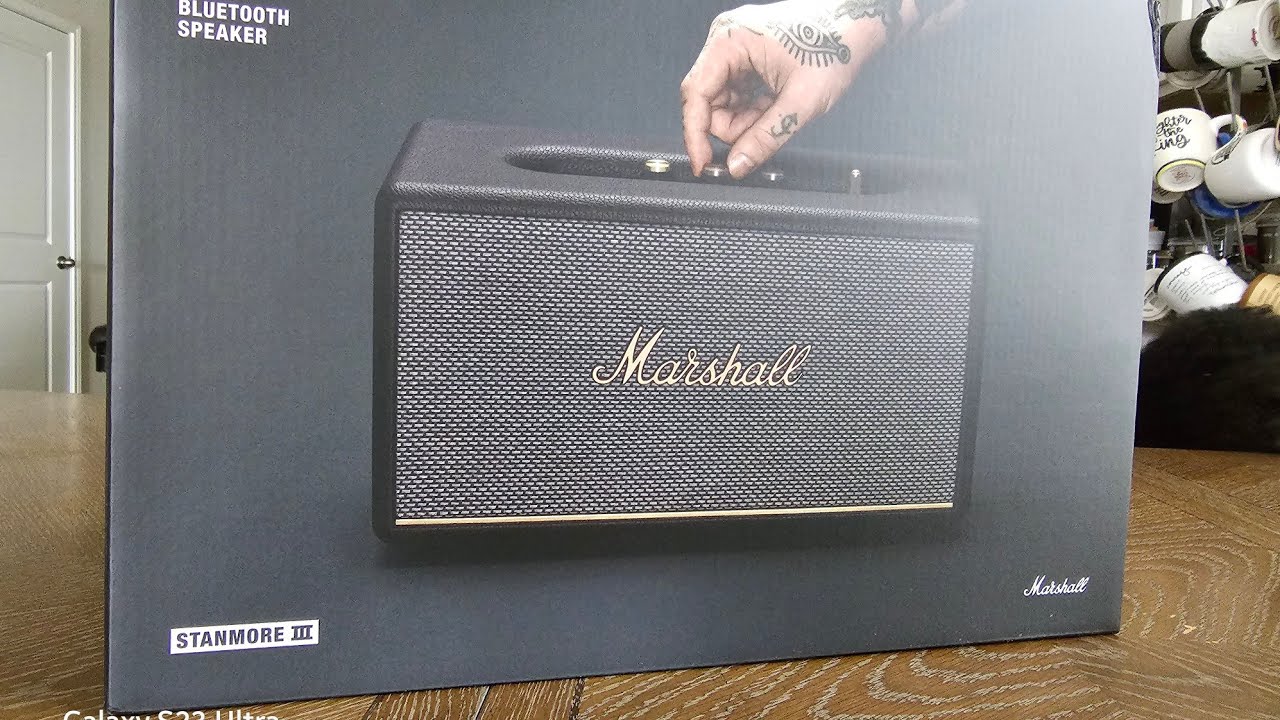 Marshall Stanmore III Bluetooth Speaker, Black