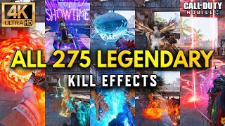 4K All Legendary Kill Effects | COD Mobile | CODM