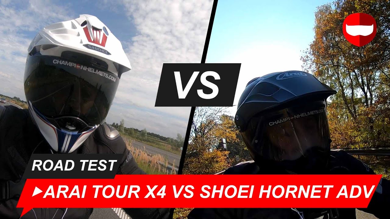 arai tour x4 vs shoei hornet