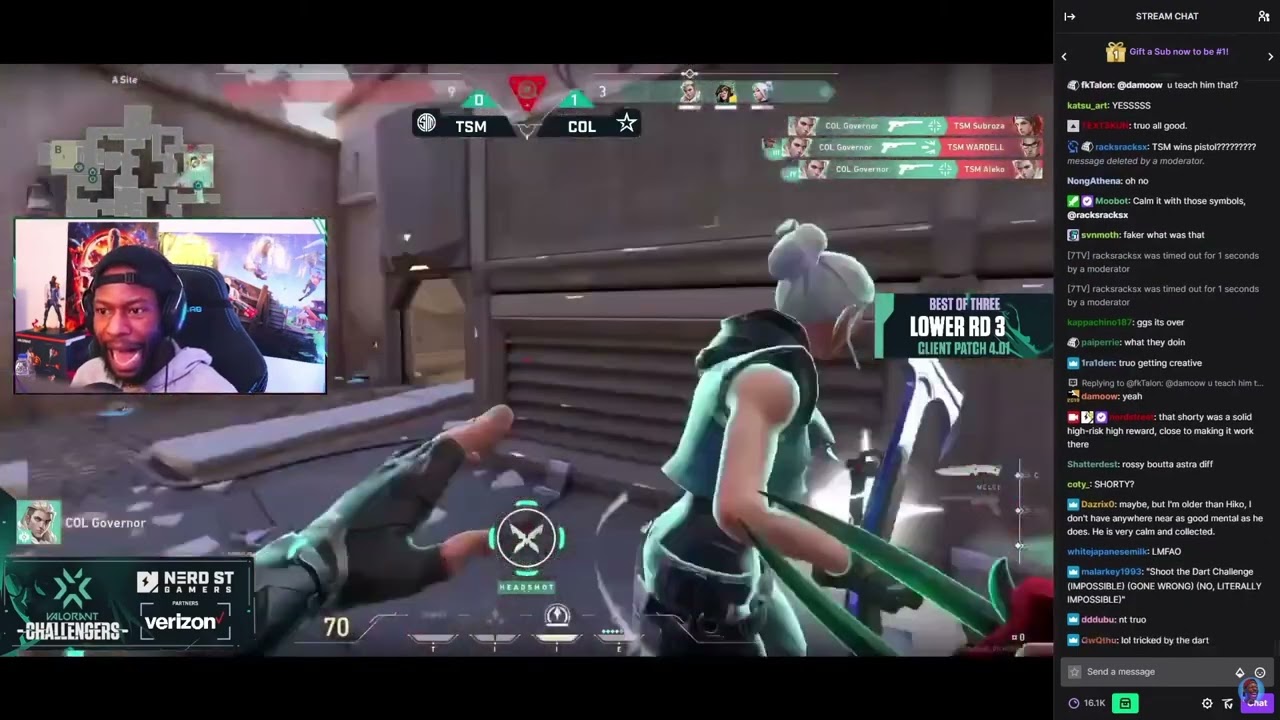 TSM vs COL Governor 4 V 3 Retake VALORANT CHALLENGERS 2