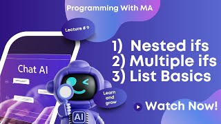 Nested If, Multiple If Statements & Lists Indexing in Python for Beginners