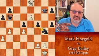 5 Minutes with GM Ben Finegold: Finegold vs Bailey, 1989 MI Open