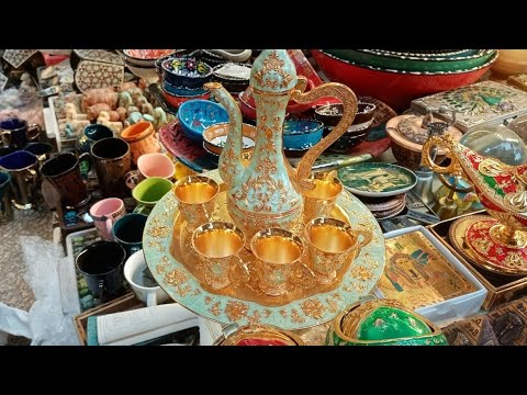 اجمل جوله في بازار خان الخليلي تحف وانتيكات ملهاش مثيل