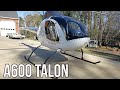 Private Helicopter Start Up In Driveway