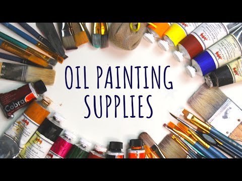 Essential Art Supplies for OIL PAINTING Tips  Demos