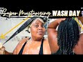 Don't Let Extremely Dry Natural Hair Stop You from Growing Your Hair Long | Moisturizing Wash Day!