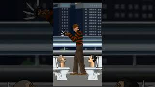 Skibidi toilet vs Jason voorhees, IT Pennywise, Freddy, Michael, Leatherface, Chucky, Jeff [Dc2]