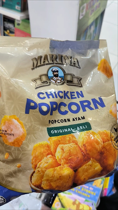 Ini adalah chicken popcorn yang sedap dari brand jenama Marina