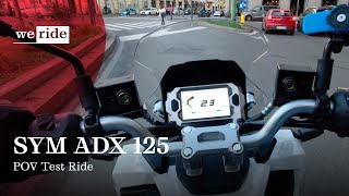 SYM ADX 125 | POV Test Ride