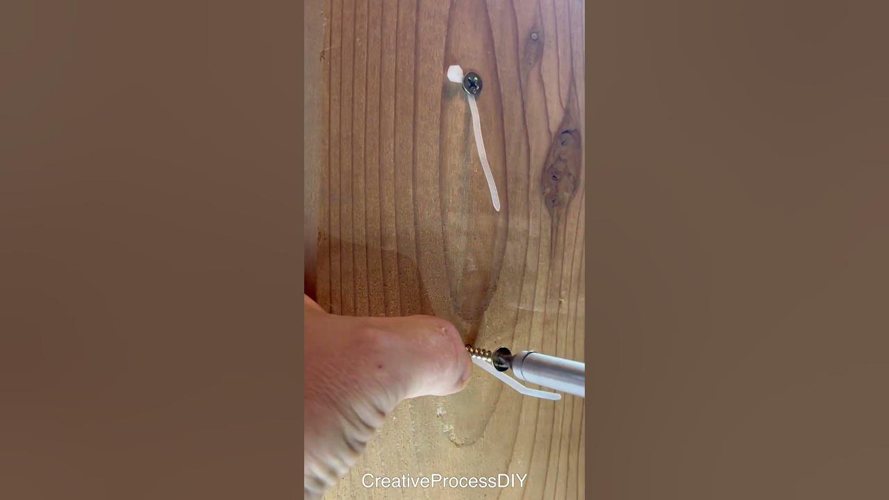 How to easily attach a cable to the wall - YouTube - How To Attach Cable To Wall Without Nails