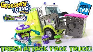 Grossery Gang Metallic Trash Attack Pack Truck Putrid Power Figure Video Review