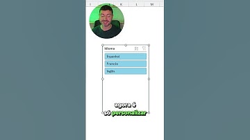 Como criar um filtro 2.0 no #excel #cursodeexcel #dashboard