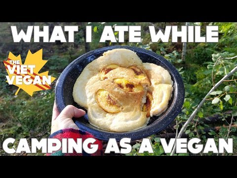 ⛺What I Ate While Camping As A Vegan?️