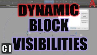 AutoCAD Create a Block with Visibility Parameters  More Dynamic Block Tips | 2 Minute Tuesday