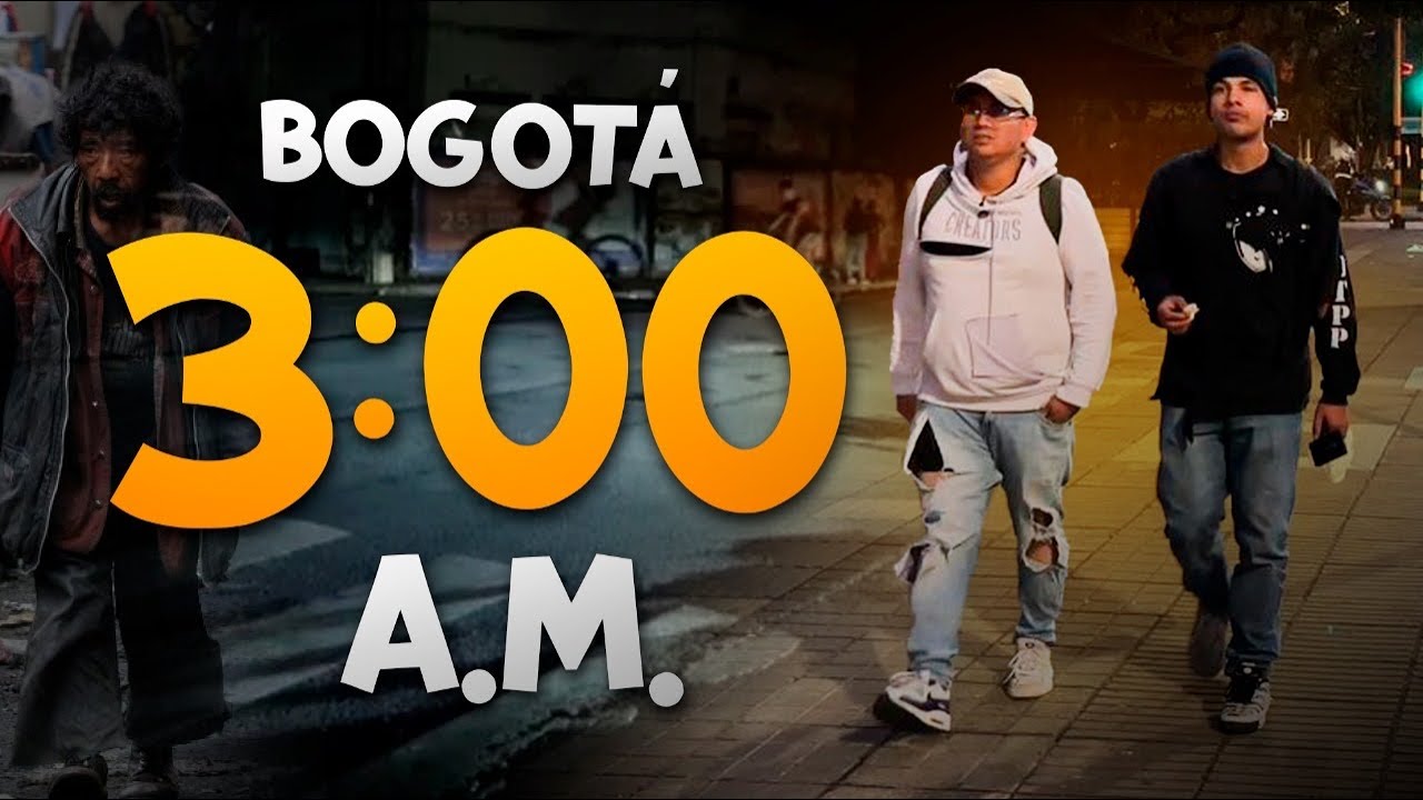 Sobrevivimos CAMINANDO por BOGOTÁ a las 3:AM ❄️ | REQUISA POLICIAL y CASI nos ROBAN