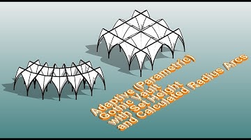 Everyday Revit (Day 429) - Parametric Adaptive Gothic Vault with Given Height