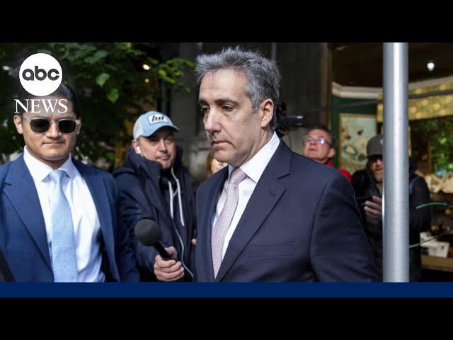 Trump defense team set to cross-examine Michael Cohen