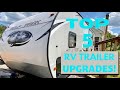 Top 5  After Market RV Trailer Upgrades|Wolf Pack Toy Hauler