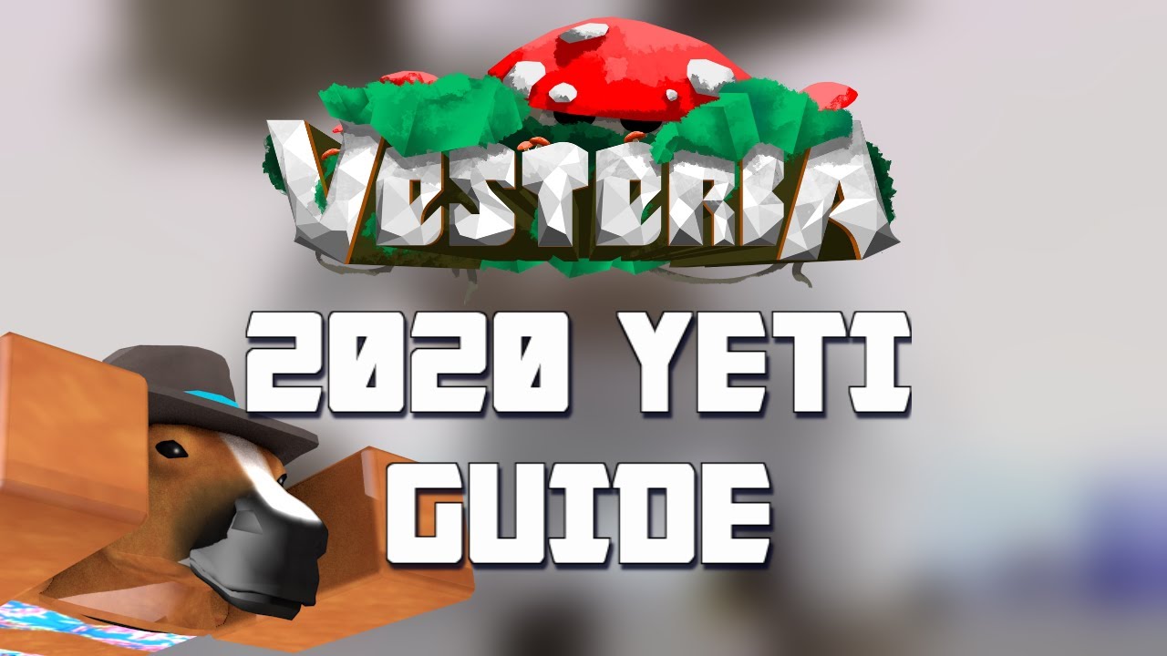 Vesteria Complete 2020 Yeti Guide Youtube - roblox vesteria dev spawns yetis youtube