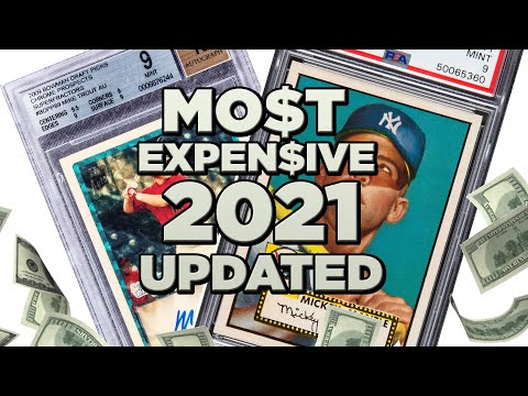 Most Valuable Sports Cards In The World (ALL TIME) 2021 UPDATE Expensive