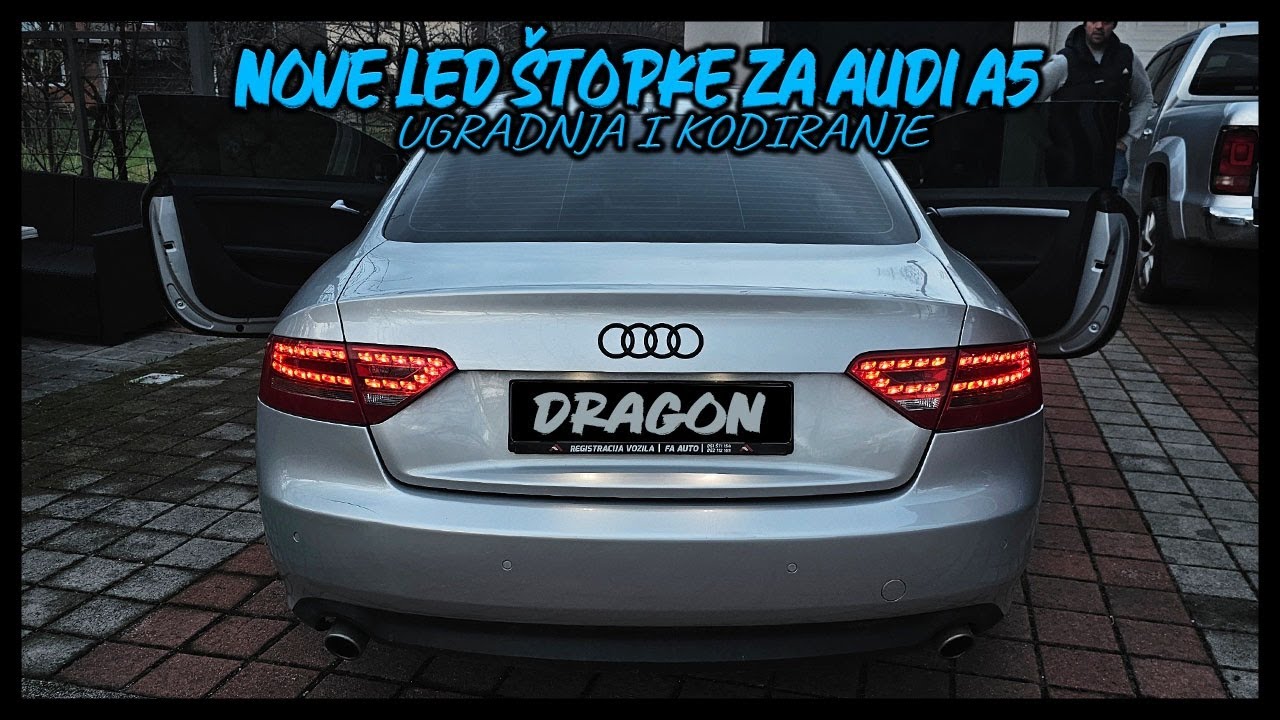 PREPRAVKA INSTALACIJE I UGRADNJA LED ŠTOPKI NA A5 COUPE!