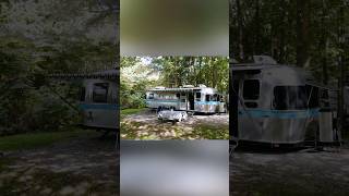 Luxury AIRSTREAM tour w/ Family that lives in it full time! #shorts