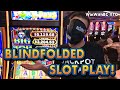 😎 Blindfolded Slot Play Challenge! How much did I win?