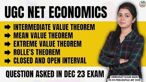 Ugc Net Economics Most Important Topics | Mathematical Economics For Ugc Net By Simranjit Kaur Mam