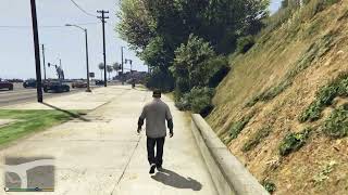 Grand Theft Auto V Walking Gameplay