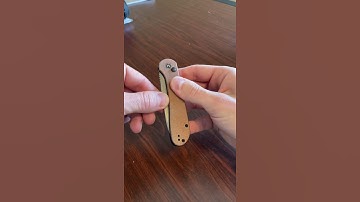 Shaving Sharp! Civivi Elementum with Button Lock Brown Micarta